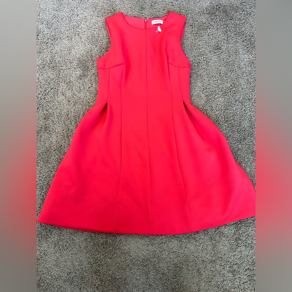 Calvin Klein Red Mini Prom Dress size 10